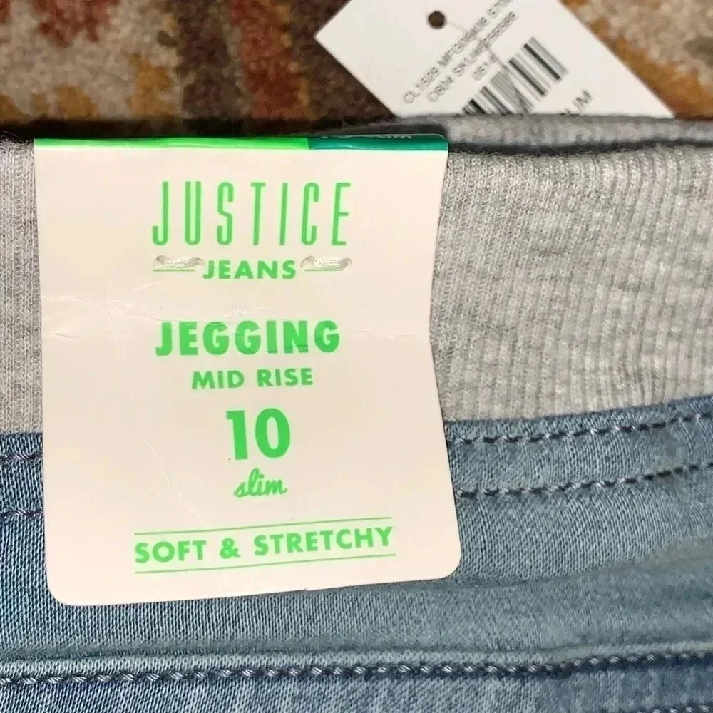 LOT OF 5 ALL NWT JUSTICE SZ 10 SLIM - Picture 3 of 7